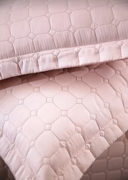 Estiva Çift Kişilik Yatak Örtüsü Takımı  Pudra